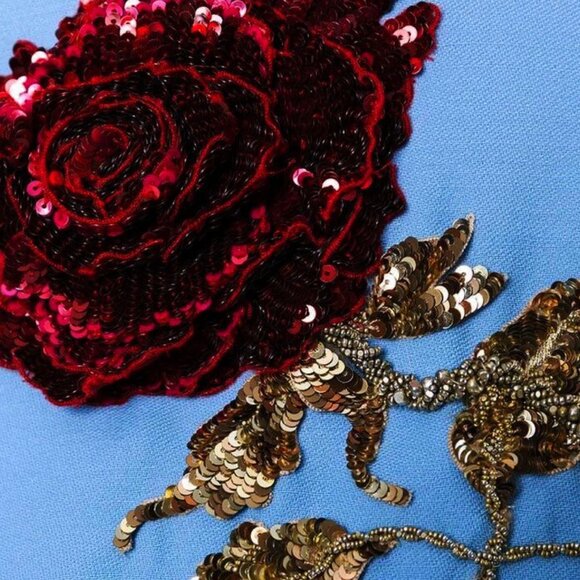 Dolce And Gabbana Blue Short Night Out Dress Size 40 IT S US - Picture 15 of 15